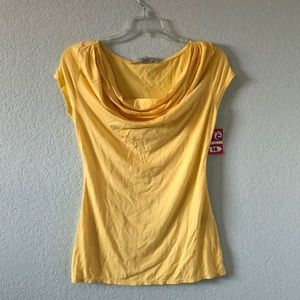 Studio M | Yellow Short Sleeve Top